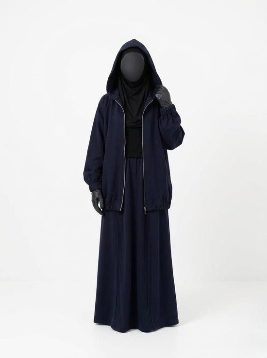 Two-piece hoodie set- Blue